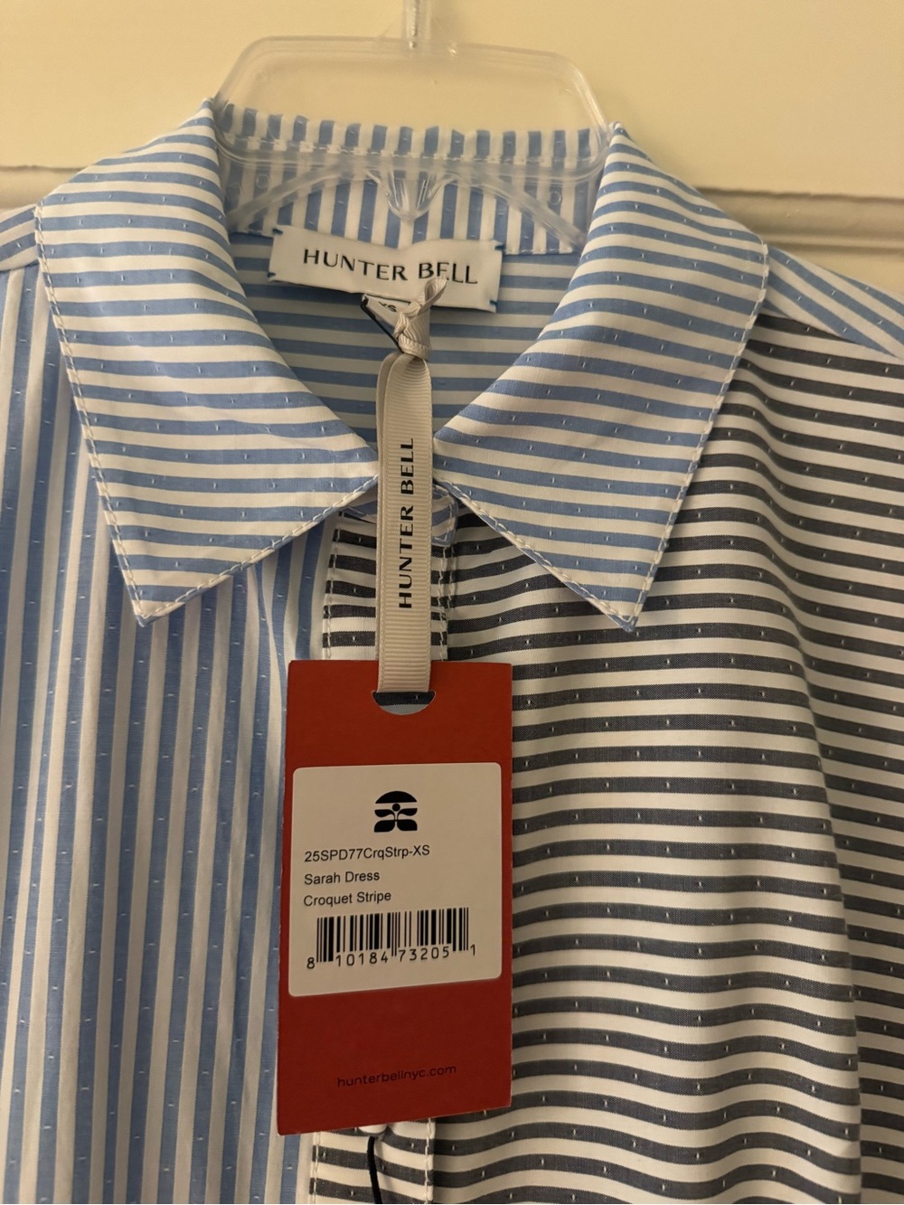 NWT HUNTER BELL Sarah Dress Croquet Stripe - Picture 3 of 6